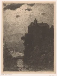 Castillo en un acantilado