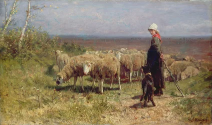 Pastora (óleo sobre lienzo)