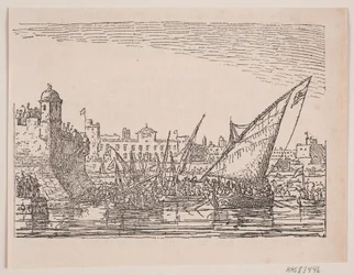Puerto en el Mediterráneo