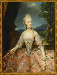 Marie Caroline de Lorena (pintura sobre lienzo)