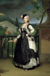 Retrato de Isabel Parreno Arce Ruiz de Alarcón y Valdés, Marquesa de Llano