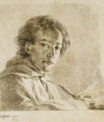Retrato del artista, 1750