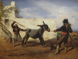 El burro testarudo