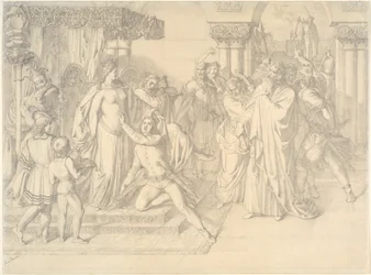 Concurso de cantantes en el Wartburg, c. 1853
