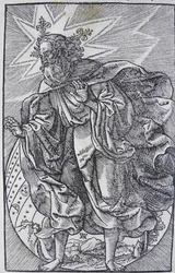 La creación del mundo, de la Biblia de Worms, 1529