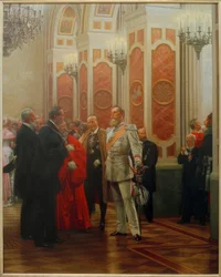 Federico III en el baile de la corte / Werner