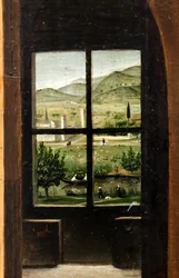 San Jerónimo en su estudio, detalle, c.1475 (óleo sobre tabla)