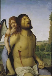 El Cristo Muerto Sostenido por un Ángel