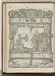 Representando el Mariacransken: David con la cabeza de Goliat, 1577
