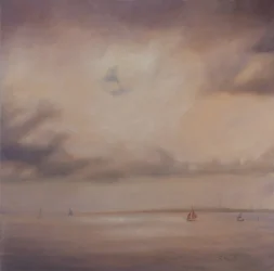 Familia de barcos, 2014 (óleo sobre lienzo)