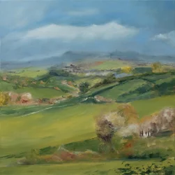 Torre del rey Alfredo, 2019 (óleo sobre lienzo)