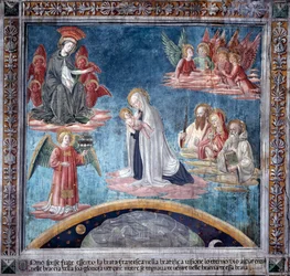 Vida de Santa Francesca Romana: Varias veces en éxtasis, Francesca recibió al Niño Jesús de la Virgen