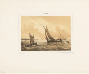 Veleros en el mar