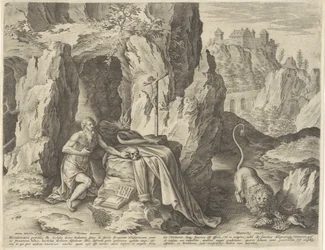 San Jerónimo como penitente en el desierto