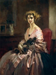Dama de rosa