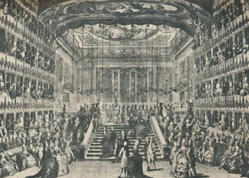 Recepción del Gran Duque y la Gran Duquesa de Rusia, 1782, 1925