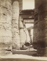 Interior de la sala hipóstila, Karnak