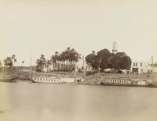 Vista de Asuán, Egipto