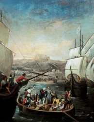 Partida de las tres carabelas de Cristóbal Colón