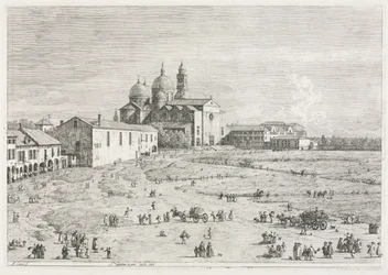Vistas: Iglesia de Santa Justina en Prà della Valle, Padua, 1735-1746