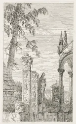 Vistas: Fragmentos de escultura, 1735-1746