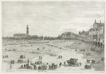 Vistas: Prà della Valle, Padua, 1735-1746