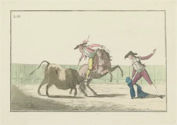 Plate III, from the series Colección de las principales suertes de una corrida de toros (Collection of the Main Actions in a Bullfight)