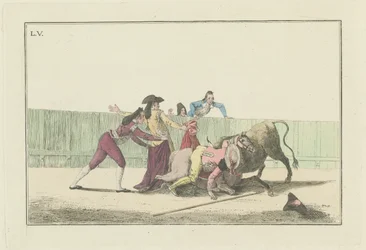 Plate V, from the series Colección de las principales suertes de una corrida de toros (Collection of the Main Actions in a Bullfight)