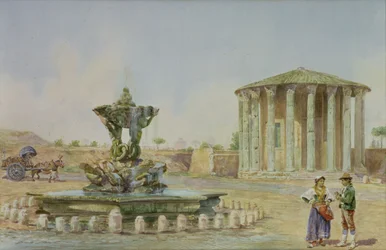 El Templo de Vesta en Roma