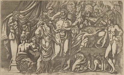 Hércules vestido de mujer, 1540-45