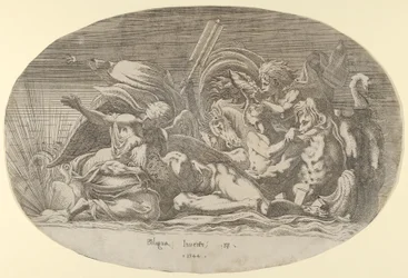 Iris, Neptuno y el sueño, 1544