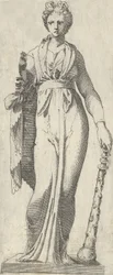 Melpómene, del sarcófago Mattei, Roma, 1540-45