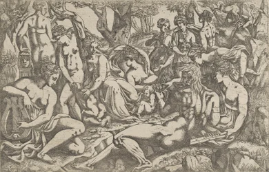 Musas al pie del monte Parnaso, 1540-45
