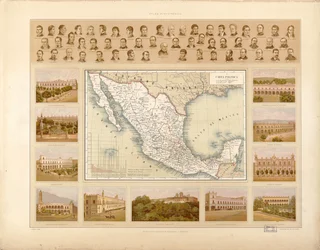 Atlas pictórico e histórico de los Estados Unidos Mexicanos. LOC 2008621671-4