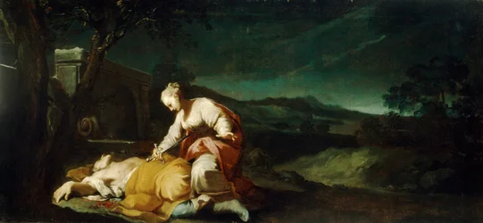 Píramo y Tisbe, de Antonio Gionima (1697-1732).