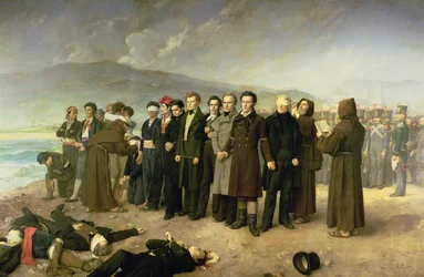 Ejecución de José María de Torrijos y Uriarte (1791-1831) y sus compañeros en 1831, 1888