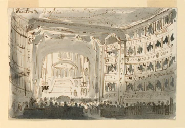 Interior del Teatro en Brescia