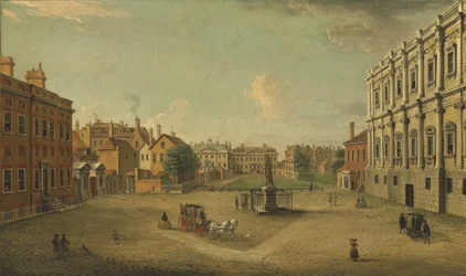 Cuatro vistas de Londres: El Jardín Privado, Whitehall