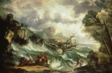 Paisaje Marino con Naufragio, c.1700-07