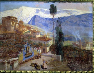 Paisaje granadino (Paisaje cerca de Granada)