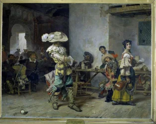 „Un fanfarrón en una hostería“