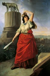 Alegoría de la unificación de Italia, de Antonio Muzzi (1815-1894)