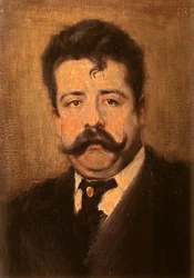 Retrato de Ruggiero Leoncavallo