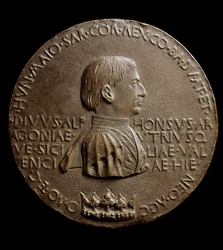 Medalla de Alfonso V de Aragón (Alfonso el Magnánimo o el Grande)