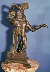 Hércules y Anteo, 1475 (bronce)