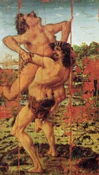 Hércules y Anteo, 1478