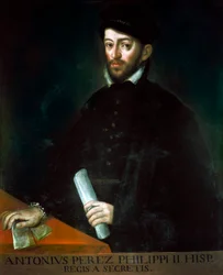 Retrato de Antonio Pérez (1540-1611). Político español, secretario de Felipe II