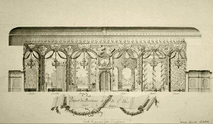 Diseño de la Sala Oval en el Palacio de Invierno
