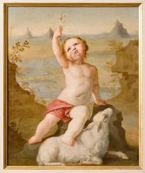 Niño San Juan (óleo sobre cartón)
