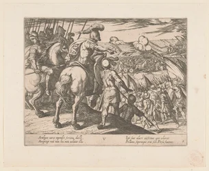 Alejandro Magno lidera una pelea Las hazañas de Alejandro Magno (título de la serie) Alexandri magni praecipvae res gestae (título de la serie)